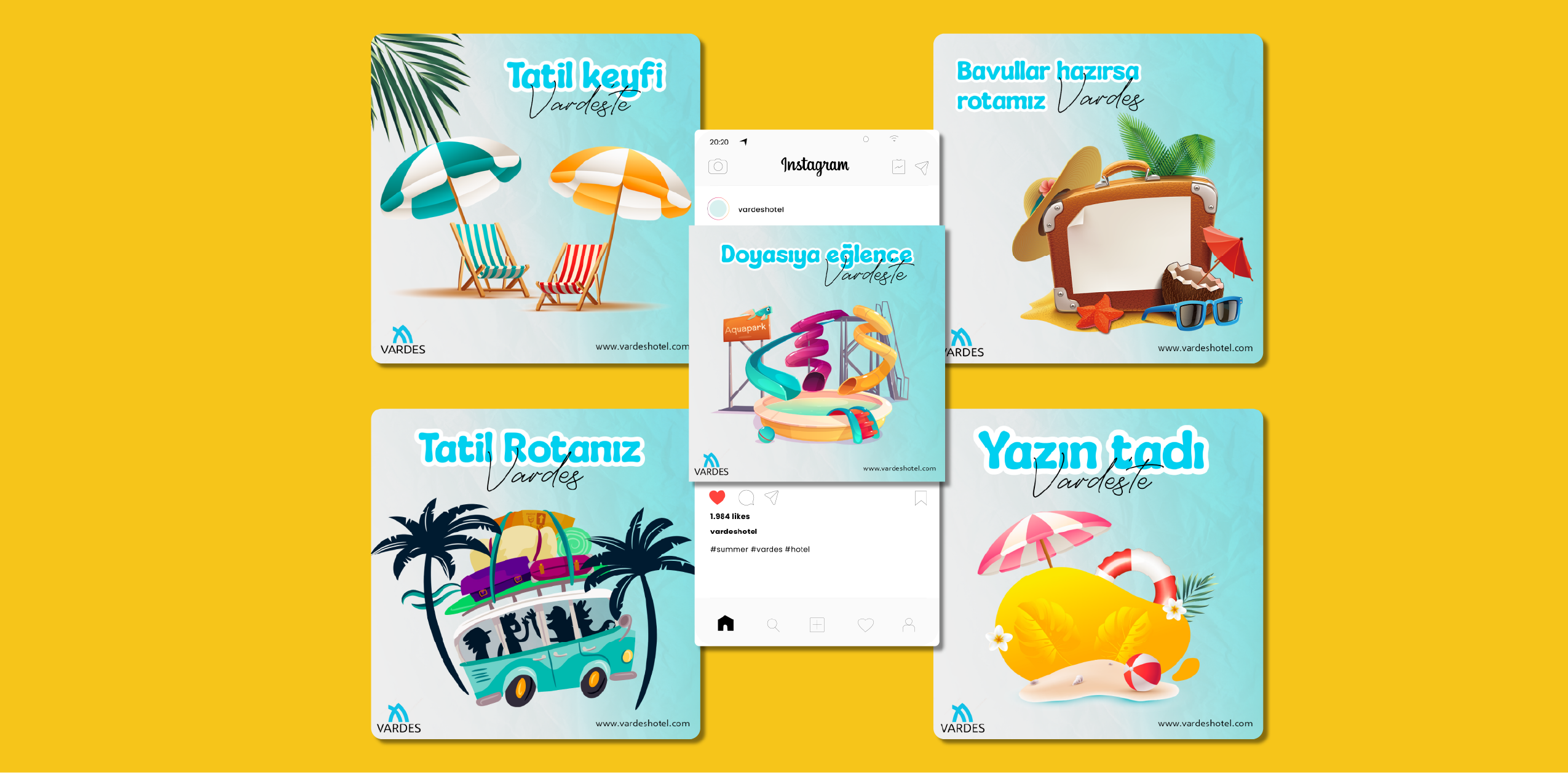 Vardes Hotel | Sosyal medya çalışmaları